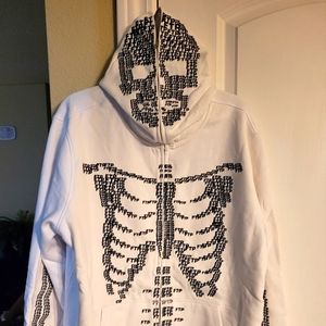 FTP FULL SKELTON HOODIE XL